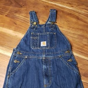 Carhartts overalls kids size 7 New